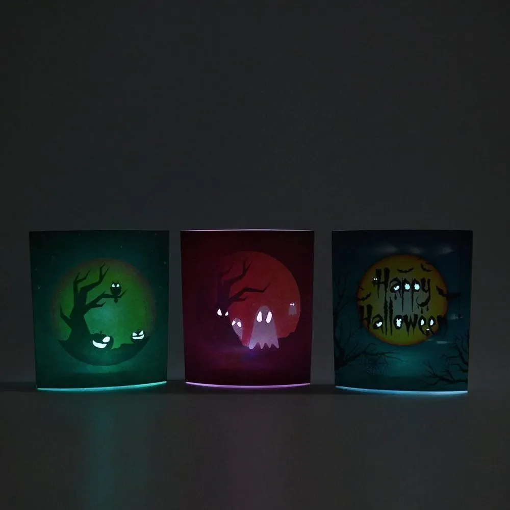 Halloween LED Standing Cards and Christmas